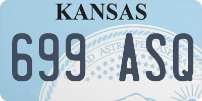 KS license plate 699ASQ