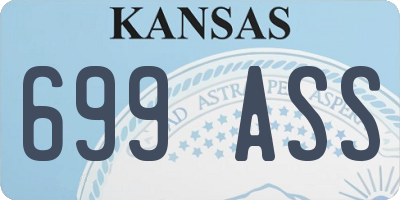 KS license plate 699ASS