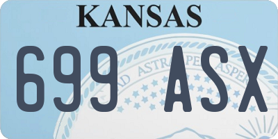 KS license plate 699ASX