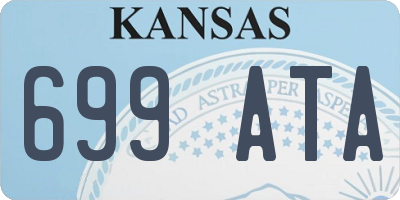 KS license plate 699ATA