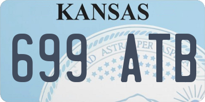 KS license plate 699ATB