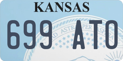 KS license plate 699ATO
