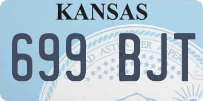 KS license plate 699BJT
