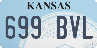 KS license plate 699BVL