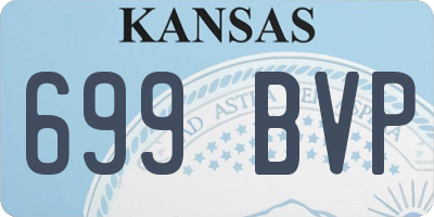 KS license plate 699BVP