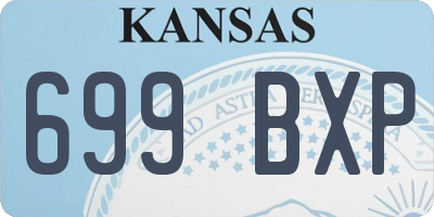 KS license plate 699BXP