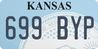 KS license plate 699BYP