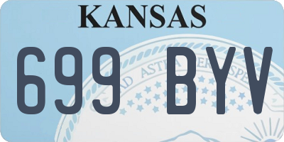 KS license plate 699BYV