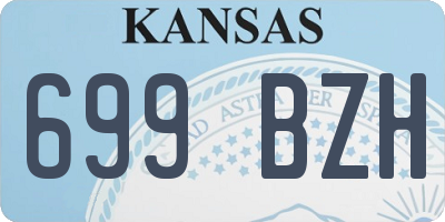 KS license plate 699BZH