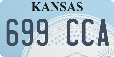KS license plate 699CCA