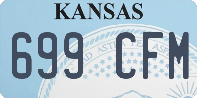 KS license plate 699CFM