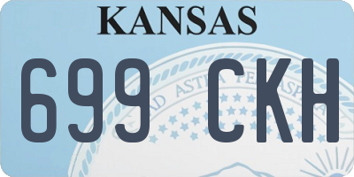 KS license plate 699CKH