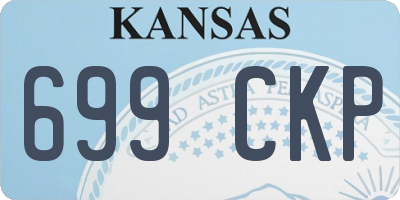 KS license plate 699CKP