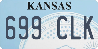 KS license plate 699CLK