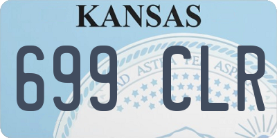 KS license plate 699CLR