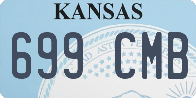 KS license plate 699CMB