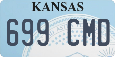 KS license plate 699CMD