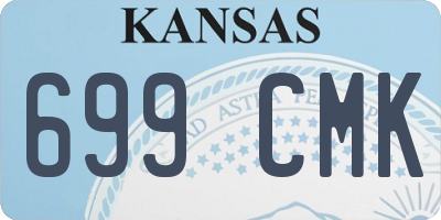 KS license plate 699CMK