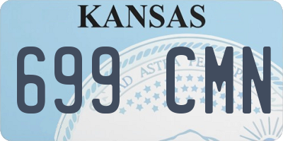 KS license plate 699CMN