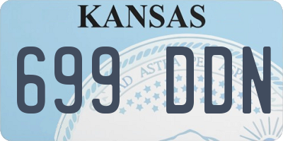 KS license plate 699DDN
