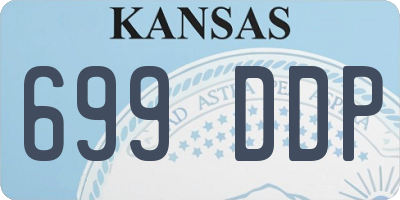KS license plate 699DDP