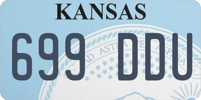 KS license plate 699DDU