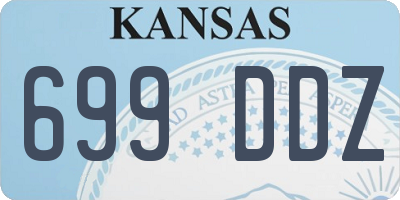 KS license plate 699DDZ