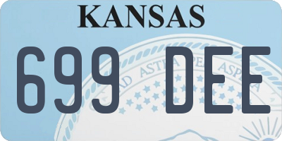 KS license plate 699DEE