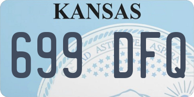 KS license plate 699DFQ