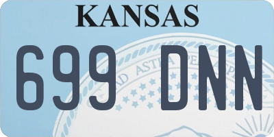 KS license plate 699DNN