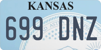 KS license plate 699DNZ