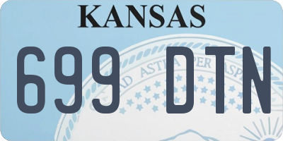 KS license plate 699DTN