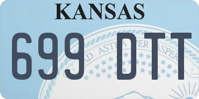 KS license plate 699DTT