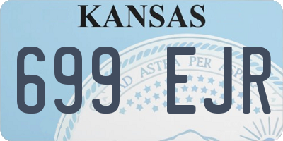 KS license plate 699EJR
