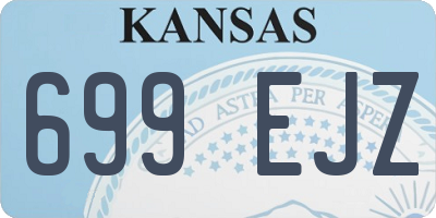 KS license plate 699EJZ
