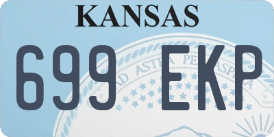 KS license plate 699EKP