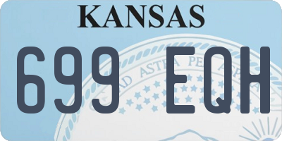 KS license plate 699EQH