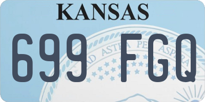 KS license plate 699FGQ