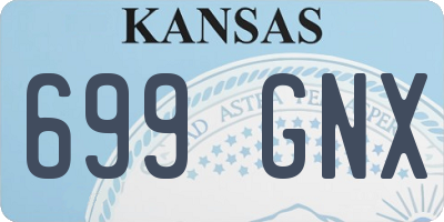 KS license plate 699GNX