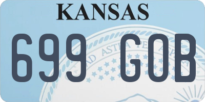 KS license plate 699GOB