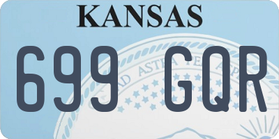 KS license plate 699GQR