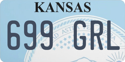 KS license plate 699GRL