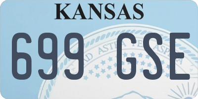 KS license plate 699GSE