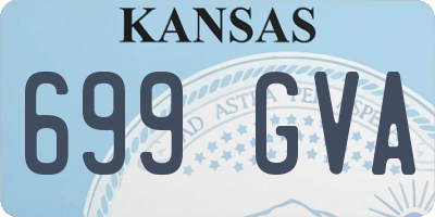 KS license plate 699GVA