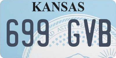 KS license plate 699GVB