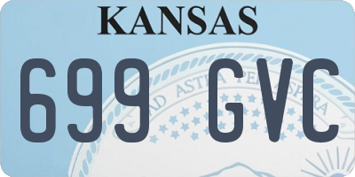 KS license plate 699GVC