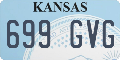 KS license plate 699GVG