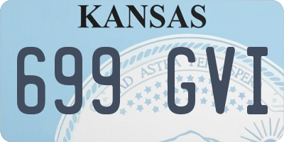 KS license plate 699GVI