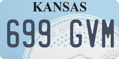 KS license plate 699GVM