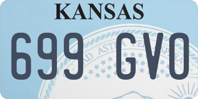 KS license plate 699GVO